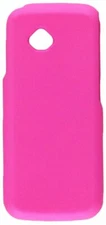Reiko Rubberized Protective Case for LG VM-101/LG102 Hot Pink