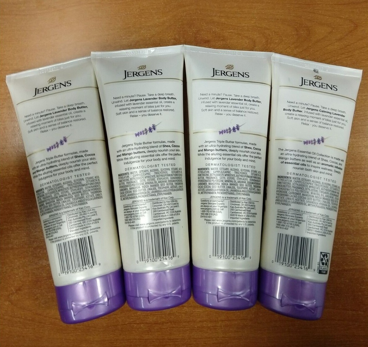 3 or 4Pk Jergens Body Butter Essential Oil Collections Lotion 7oz