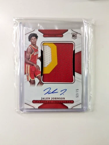 2021-22 Jalen Johnson National Treasures RPA Auto /75 RC ROOKIE
