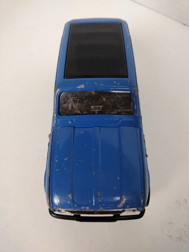 De colección Burago Renault 4 Safari ~ Azul Hecho en Italia ~ 1/24 Puertas Móviles, Maletero Foto 2 de 4