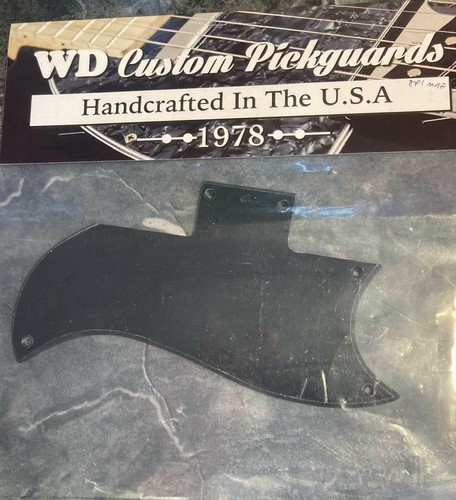 Black Single Ply Pickguard for Epiphone Muse SG + Mounting Screws Made In USA - Picture 3 of 7