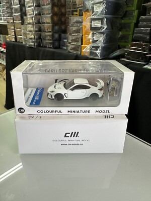 SUBARU BRZ ARISING-1 VARIS WITH EXTRA WHEELS  1/64 DIECAST CAR BY CM MODELS