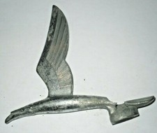 Radiator Hood Ornament Bird Wings Cracked Broken As-is As Pictured Rare