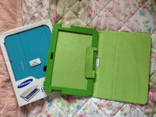 2 original Samsung Galaxy Note 10.0 Book-Cover und 1 Pkng. Schutzfolien NEU - Bild 5 von 7