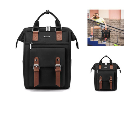 LOVEVOOK Damenrucksack Mini Wasserdicht 13,3 Zoll Laptopfach Sicherheitsf