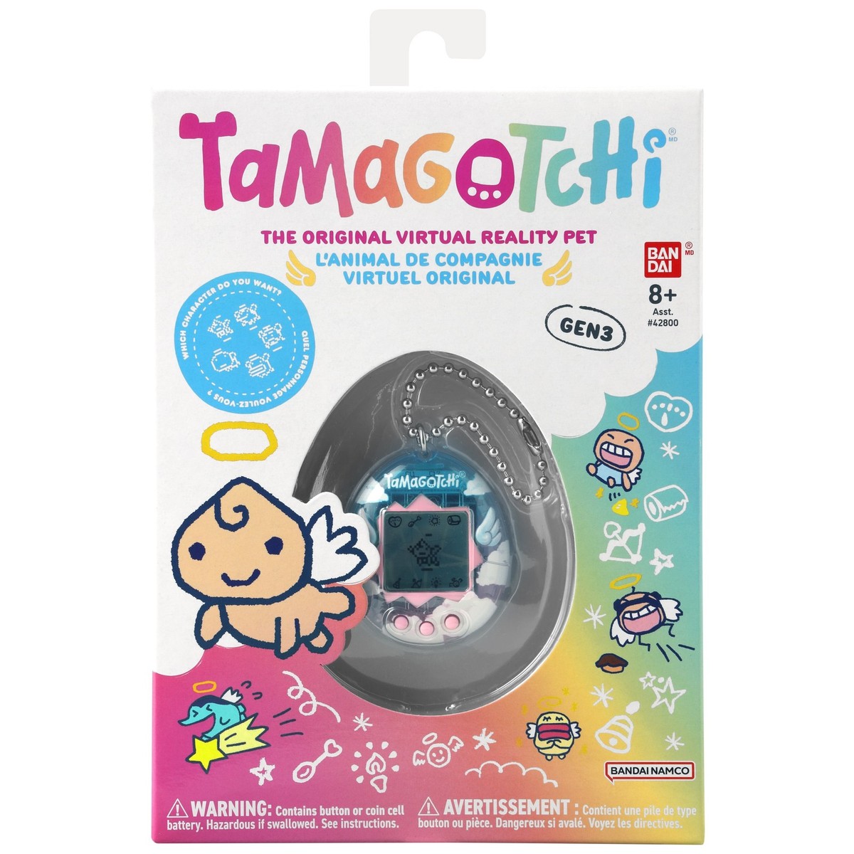 Bandai 42798C Tamagotchi Original Digital Pet Gen 2, Classic