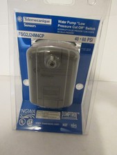 Telemecani Pumptrol FSG2J24M4CP 40-60 PSI Water Pump Low Pressure Cut Off Switch