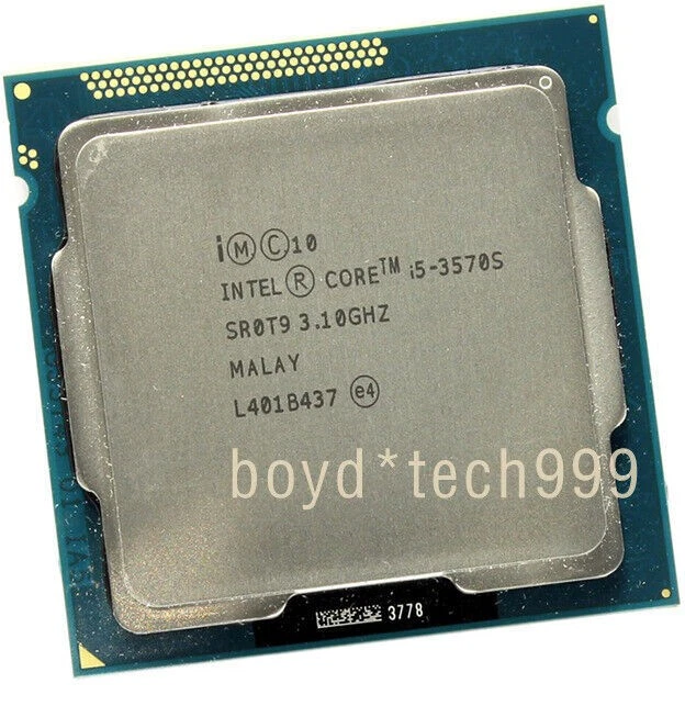 Intel Core i5-3570S 3.1 GHz CPU 4 cores SR0T9 Socket LGA1155 3100 MHz Processor - Image 2 of 4