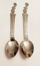 (2) VTG Nestle Quik Bunny Rabbit Stainless 7 1/2" Spoons~Free Shipping