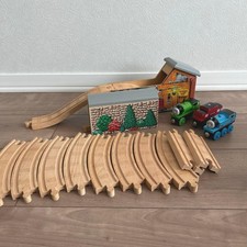 Thomas BRIO Thomas Wooden Rail Train Set with Wooden Tracks Authentic