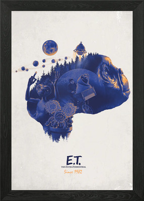 E.T. since 1982 Gerahmtes Wandbild Poster Leinwanddruck Bild