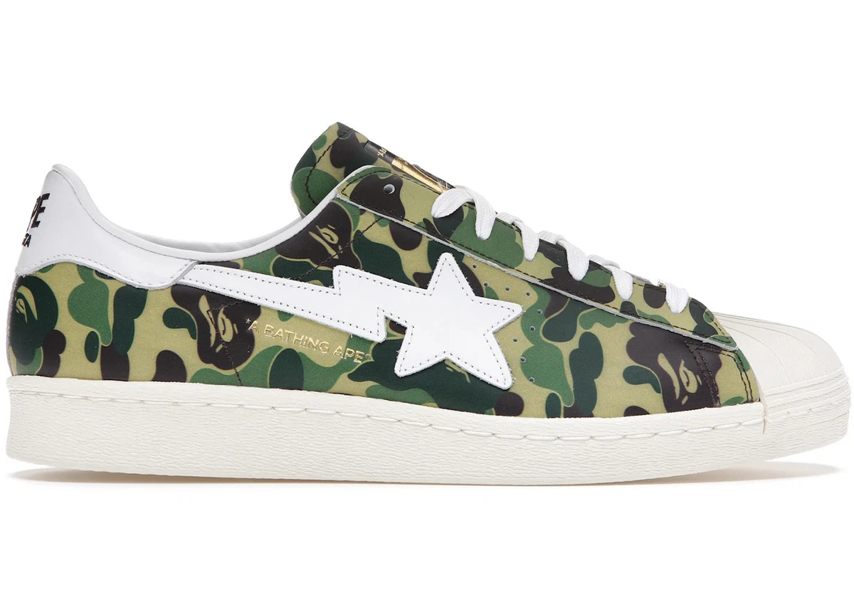 BAPE スーパースター カモフラージュ adidas BAPE x Superstar 80s ABC Camo for Sale | Authenticity
