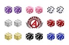 NEW! AltaLine Dice Valve Caps – Fits Lowrider, BMX & Chopper Bikes – ALL COLORS