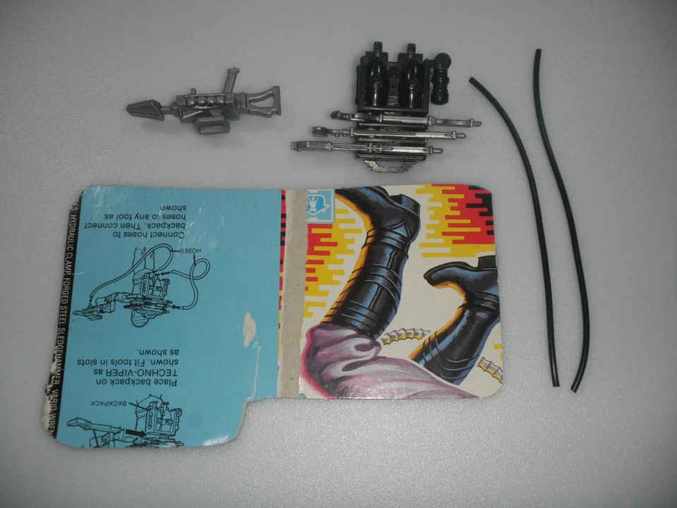 100% полная винтажная фигурка 1987 Cobra Techno Viper v1 G.I. GI Joe 3,75 ARAH - Изображение 2 из 4