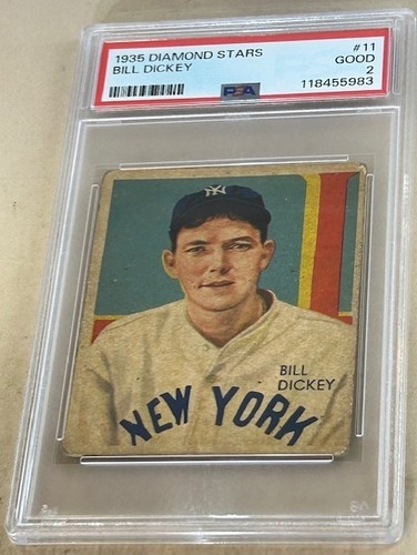Bill Dickey #11 1935 Diamond Stars card