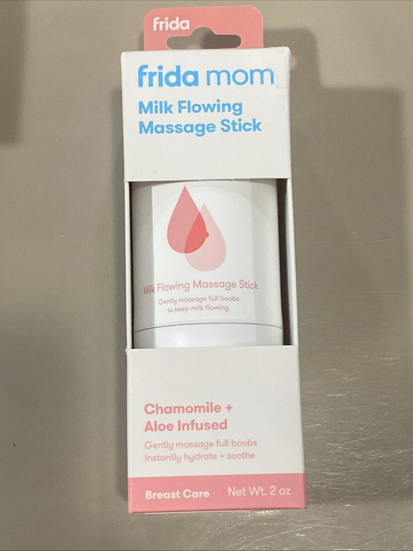 Frida Mom Milk Flowing Massage Stick for Breastfeeding Nursing Moms Aloe New