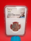 1964 Silver 25C Washington Quarter NGC MS65