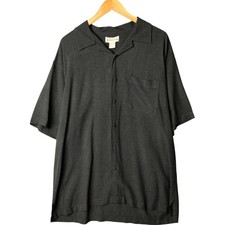 Used MERONA short-sleeved open-collar rayon box shirt size L men's 