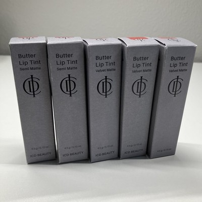 Riman ICD Makeup Butter Lip Tint Set Of Five K-Beauty NIB Sealed