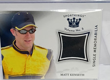 Sport Kings Sportkings Volume 3 Matt Kenseth Single Memorabilia SM-MK NASCAR