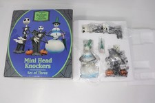 NECA The Nightmare Before Christmas Mini Head Knockers Bobbleheads Set Of 3 READ