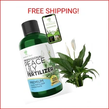 Professional Liquid Peace Lily Plant Fertilizer | 3-1-2 Concentrate for Plants a