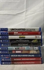 Uncharted Batman Crash Bandicoot Horizon 10 PS4 Game Lot PlayStation 4