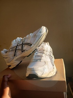 Asics Gel White/Cloud Grey Brand New 8.5 In Men