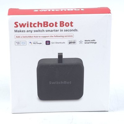SwitchBot Smart Switch Button Pusher - No Wiring Wireless App or Timer Control