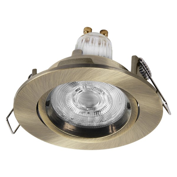 Osram Spot Set Twistlock Led Einbaustrahler Flexibel Messing-image