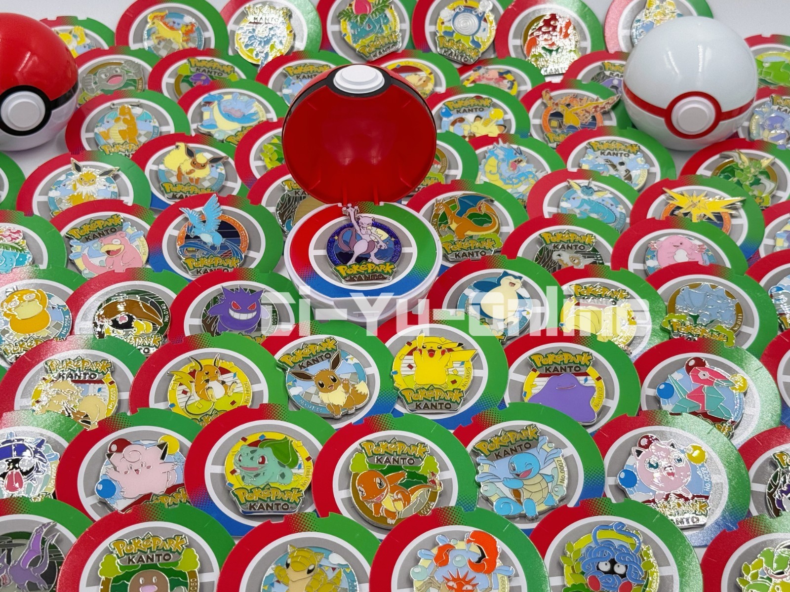 Pokemon Park Pokepark Kanto 151 Exclusive Limited Pin Badge Collection Poke Ball