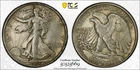 1920-D 50C Walking Liberty Half Dollar PCGS AU50