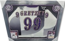 Wayne Gretzky Signed Autographed Jersey Custom Framed Burger King LA Kings UDA
