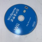 NINTENDO Wii VIDEO GAME SPORTS BLUE DISC ONLY UNTESTED  Scratched As Is
