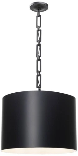 Crystorama Alston 20" Wide Matte Black 6-Light Chandelier - Picture 2 of 4