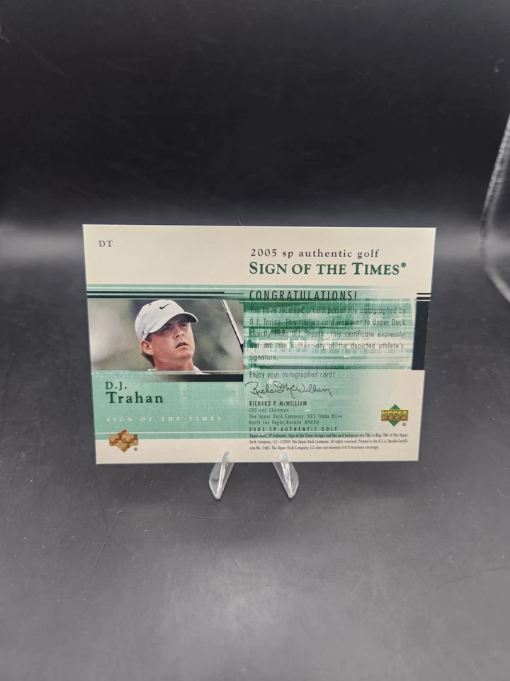 2005 SP Authentic Sign of the Times Single #DT D.J. Trahan - Image 2 of 2