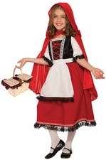 Brand New Pretty Little Red Riding Hood Deluxe Child Costume Medium 