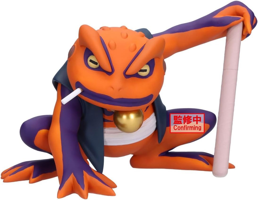 Naruto Banpresto Figura GAMAKICHI RANA Statuetta 10cm Serie Vinile ORIGINALE
