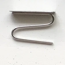 Pottery Barn Drapery Hooks Replacement Hardware Silver Curtain Metal Slide