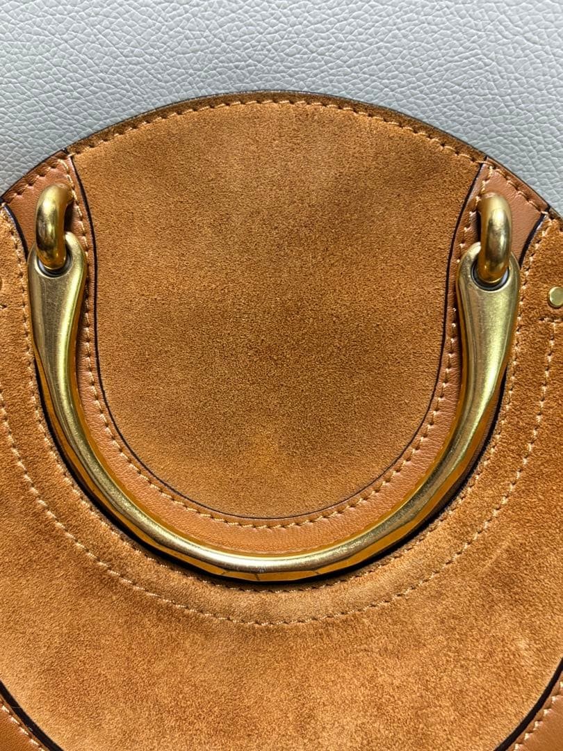 Chloe Brown Suede Pixie Shoulder Bag Authentic Le… - image 5