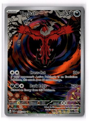 Yveltal 205/182 SV04: Paradox Rift PAR Holo NM