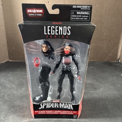 SILK SPIDER-MAN MARVEL LEGENDS BAF BUILD-A-FIGURE VENOM NEW IN BOX 1:12 ACTION