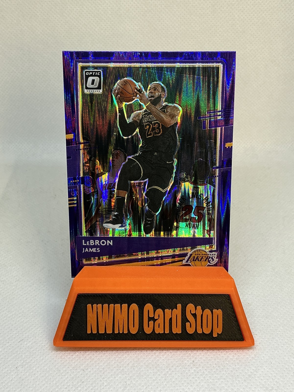 2020-21 Donruss Optic #13 LeBron James Purple Shock
