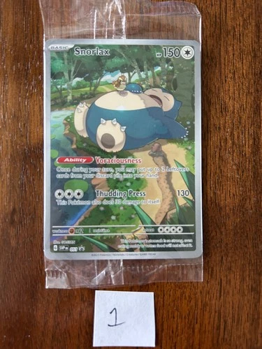 Snorlax 051 Sv: Scarlet & Violet pokemon 151 sealed Promo