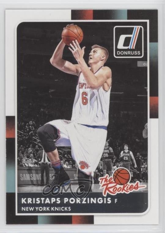 2015-16 Panini Donruss The Rookies Kristaps Porzingis #32 RC 09vk