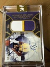 2025-26 Topps 3 - ROOKIE RELICS Adou Thiero Rookie Patch Auto 4/10