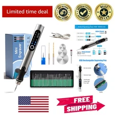 Beginner-Friendly Engraving Tool - USB Rechargeable Pen with 35 Bits for Crafts