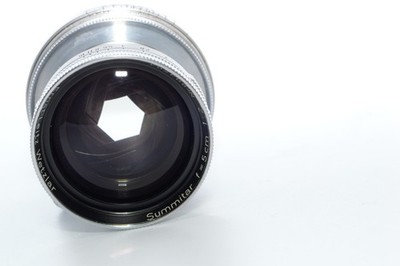 Leica IIIC Summitar 5cm f2 LTM L39 Screw Mount Standard Lens. Caps