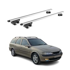 Dachträger Grundtäger für Opel Vectra B Kombi 1995-2002 90kg Alu Silber 2x ABE