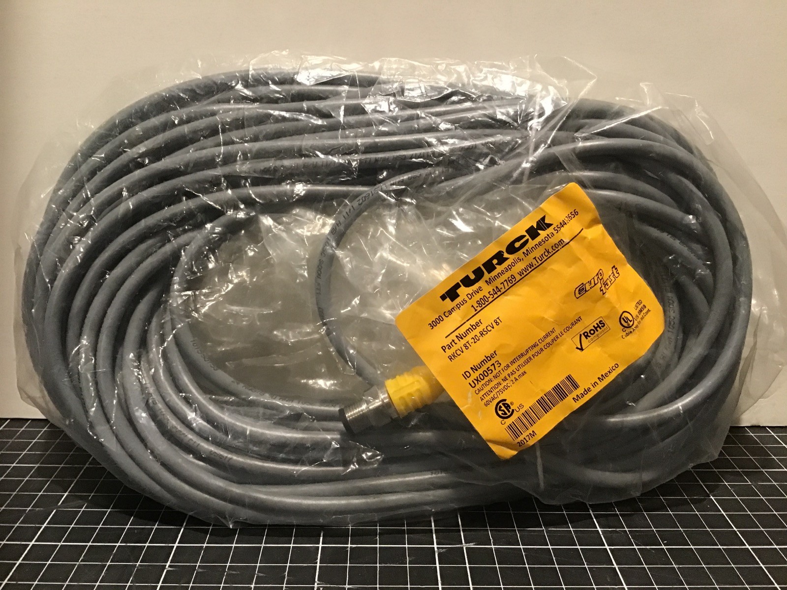 Turck Eurofast Cordset RKCV 8T-20-RSCV 8T (UX00573)